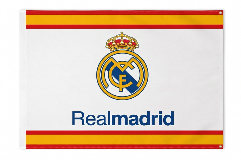 Real Madrid Spain Flag