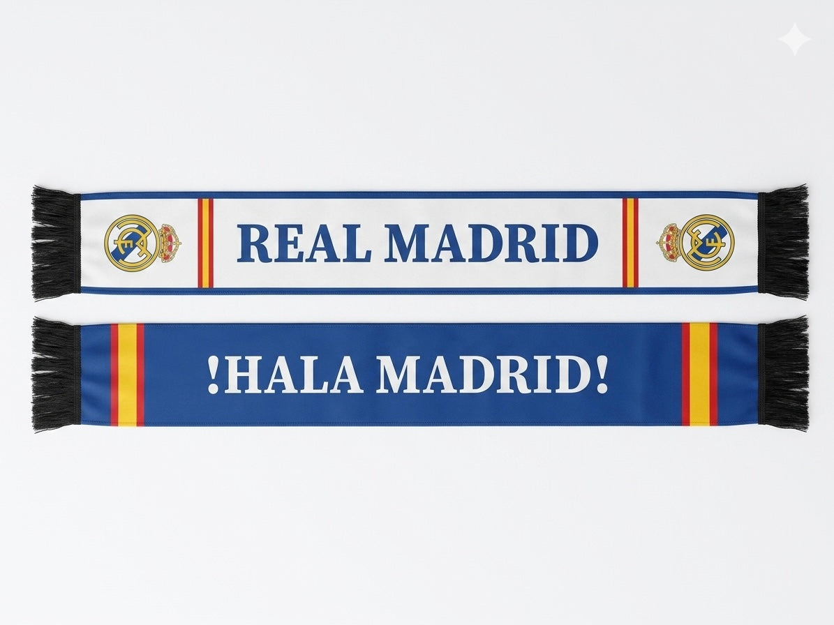 Real Madrid Double Sided Scarf